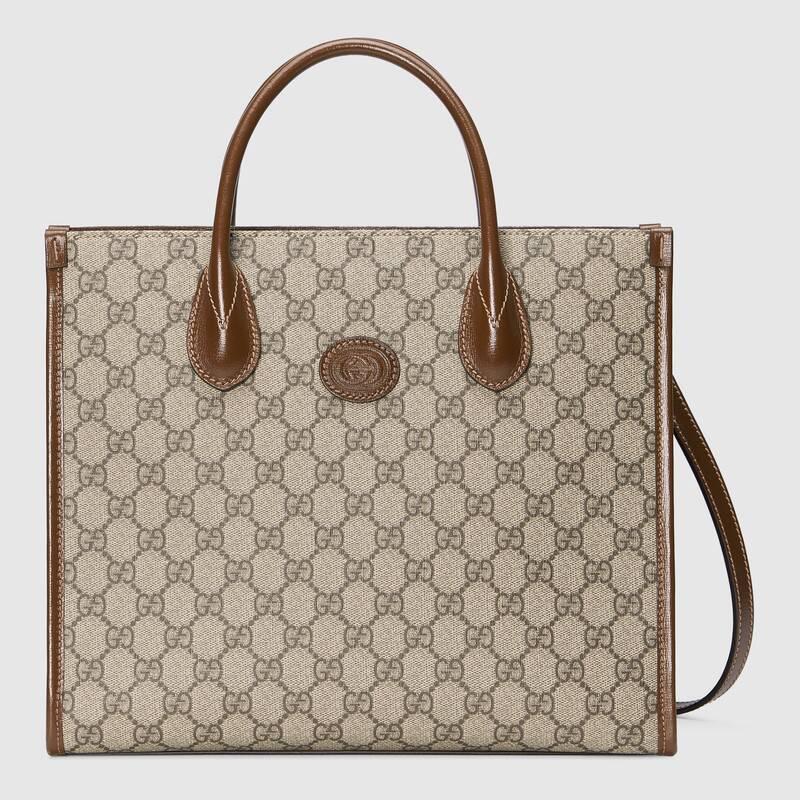 Gucci GG Small Tote Bag Shoulder Bag 659983 Beige